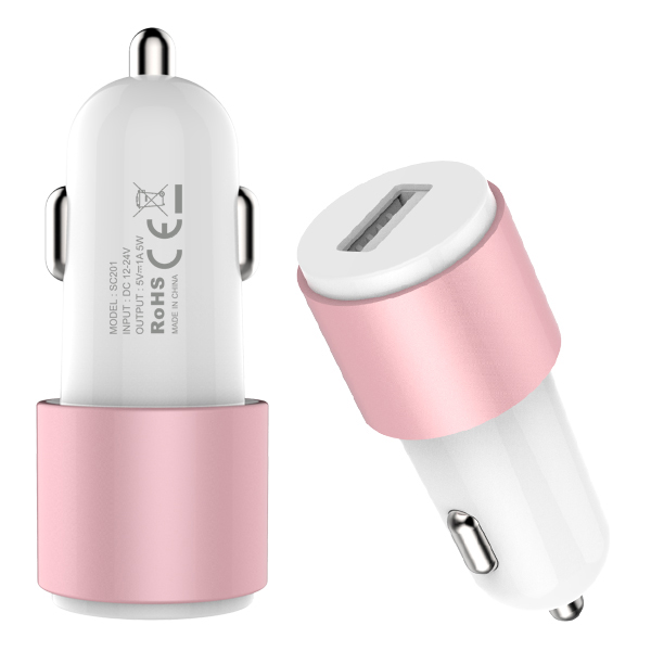 迷你USB車載充電器