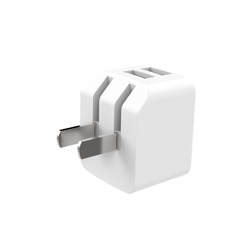迷你折疊雙USB充電器-ST630
