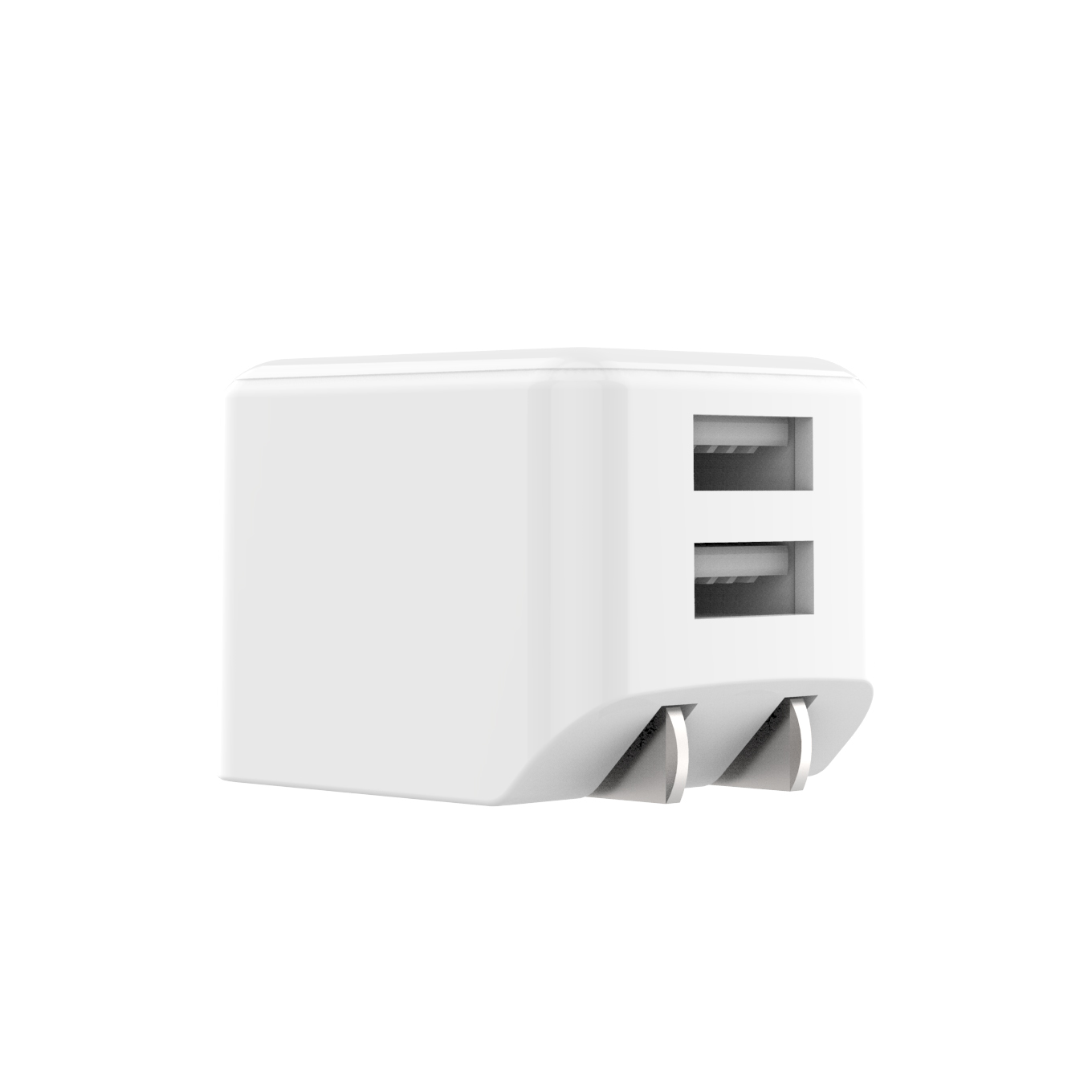 迷你折疊雙USB充電器-ST630