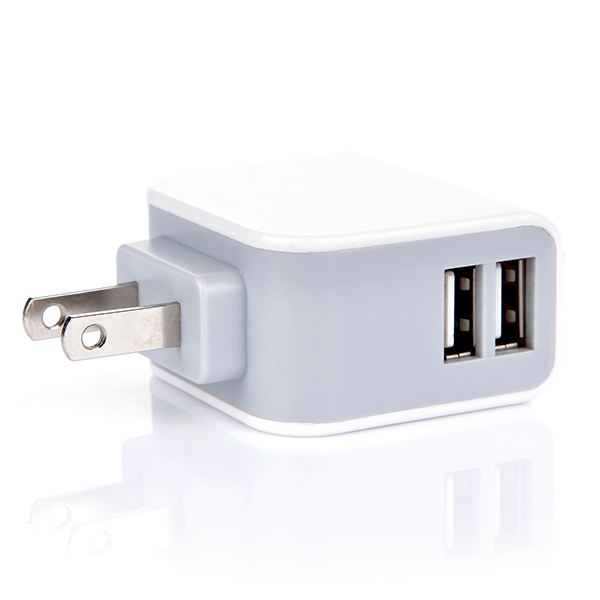 英規(guī)、美規(guī)、歐規(guī)3.1A雙USB充電器-ST30