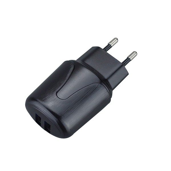條紋雙USB充電器-ST330