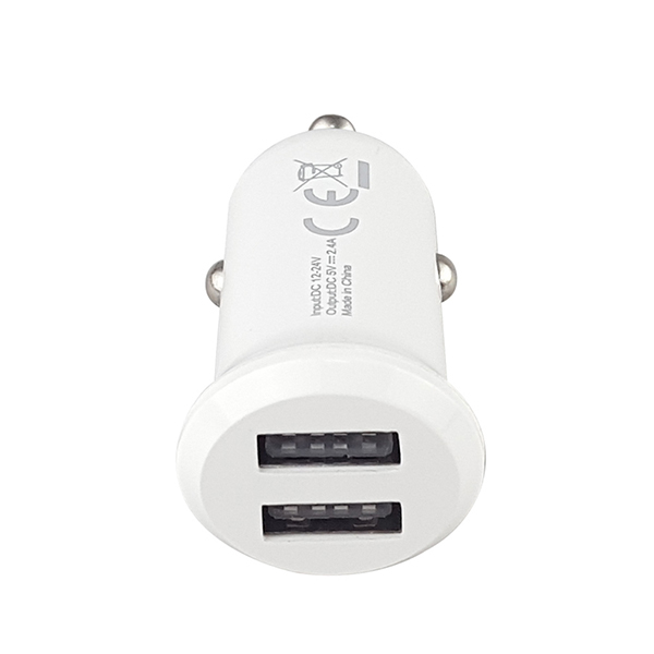2.4A迷你雙USB車載充電器-SC300