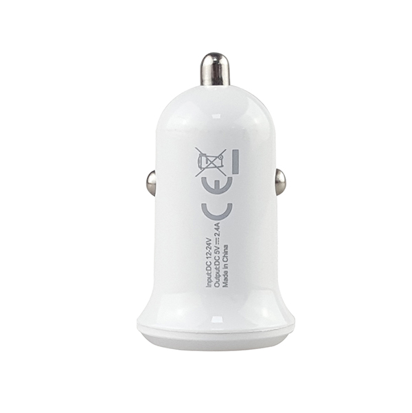 2.4A迷你雙USB車載充電器-SC300
