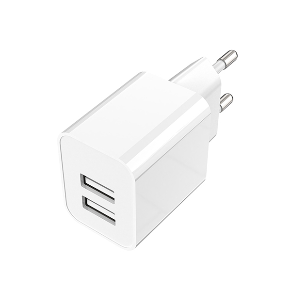 歐規(guī)雙口USB充電器-ST530S