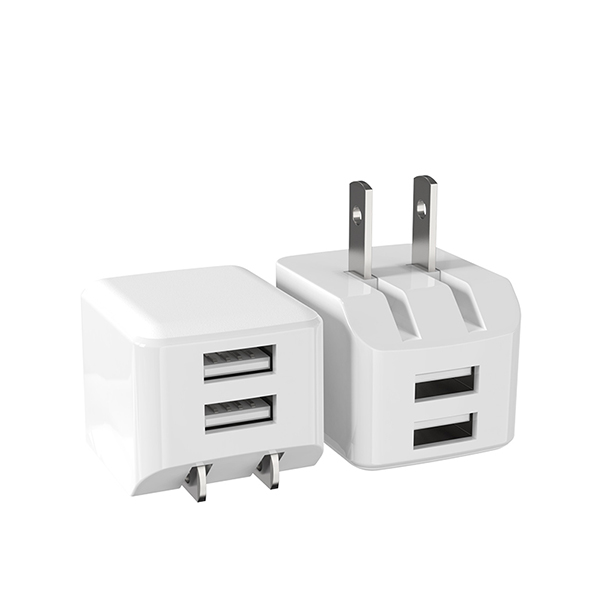 迷你美規(guī)折疊雙USB充電器-ST630
