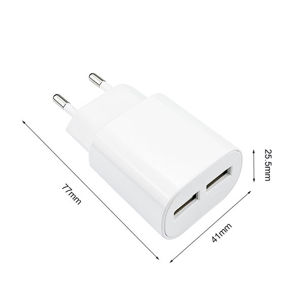 雙口USB充電器-ST802-歐規(guī)