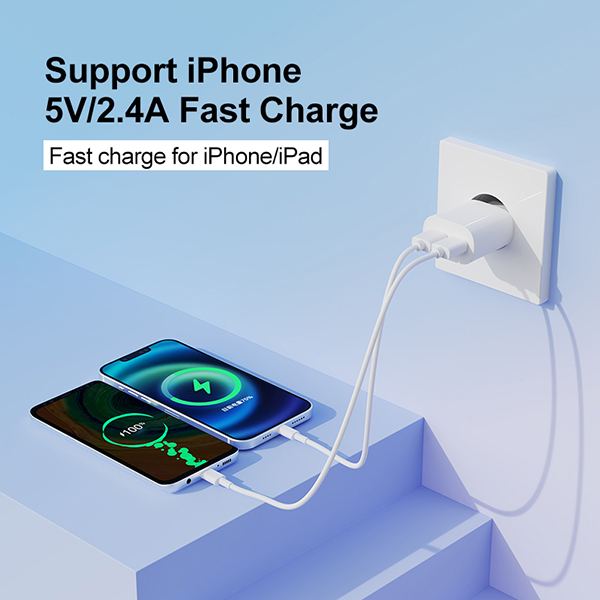雙口USB充電器-ST802-歐規(guī)
