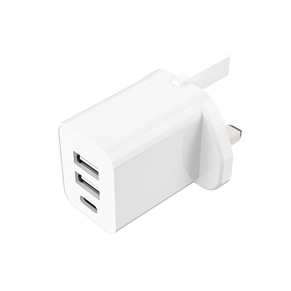 15W三口充電器2A+1C ST790 英規(guī)