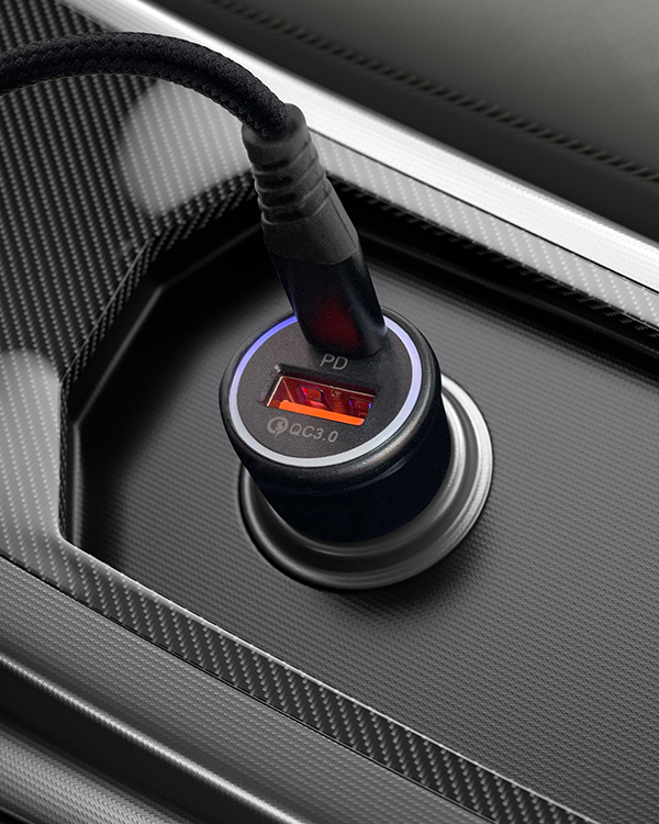 30W PD+QC3.0車載充電器 SC353